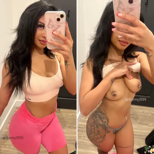 Do you like my body with clothes on or off? 😋 by BunnyJ9