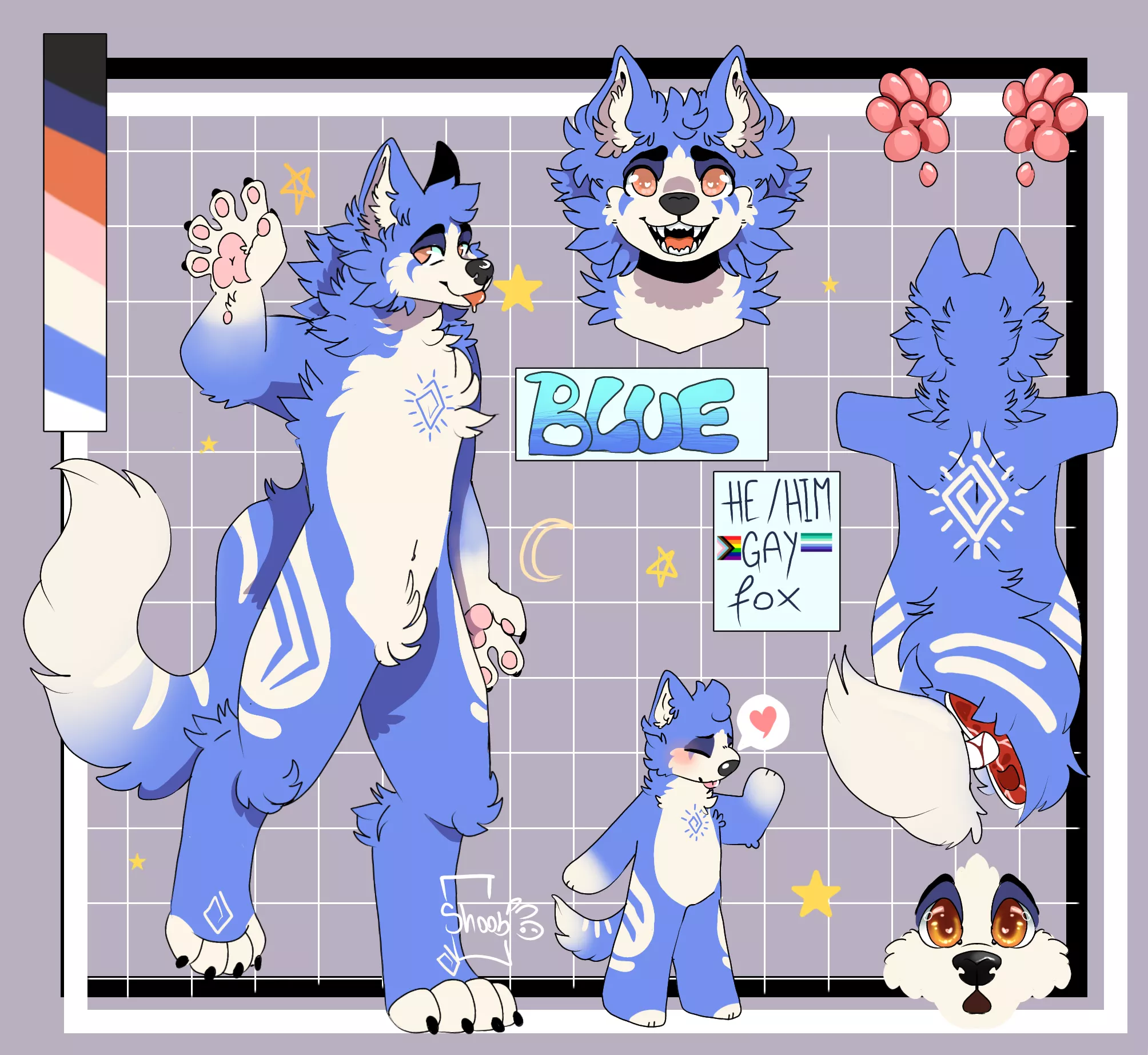 Does my fox fursona look fox enough? posted by pidove123