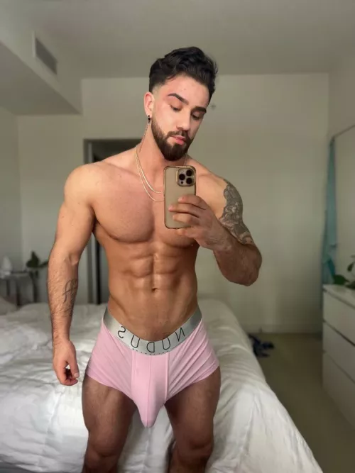 Does pink look good on me by alphaflexer