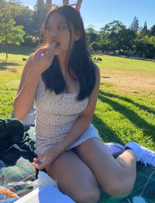 Getting her mouth ready for you by Alarming_City_546