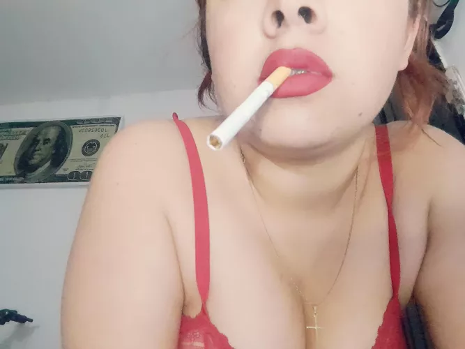 hey do you want me to smoke with my cigarette by LULI_HOT01