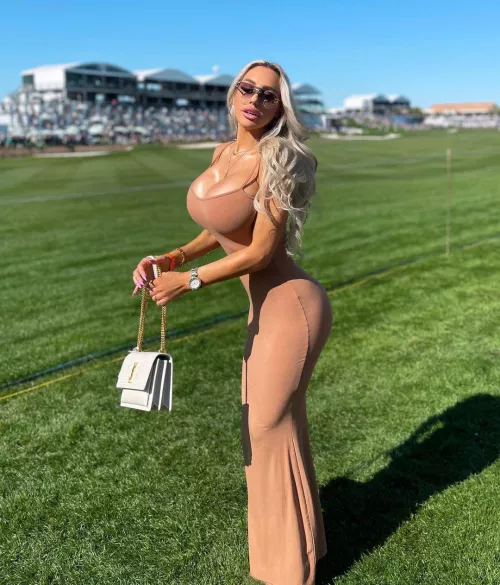 Jessica - Golf Fairways by BracesBikinisLover