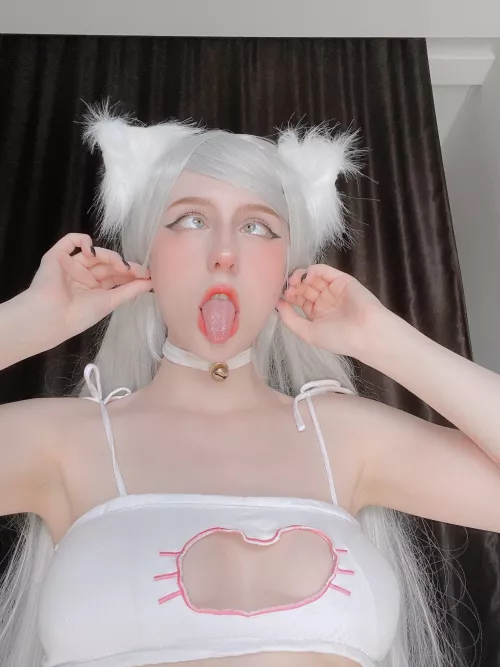 Kitty ahegao [OC] by Tulpina