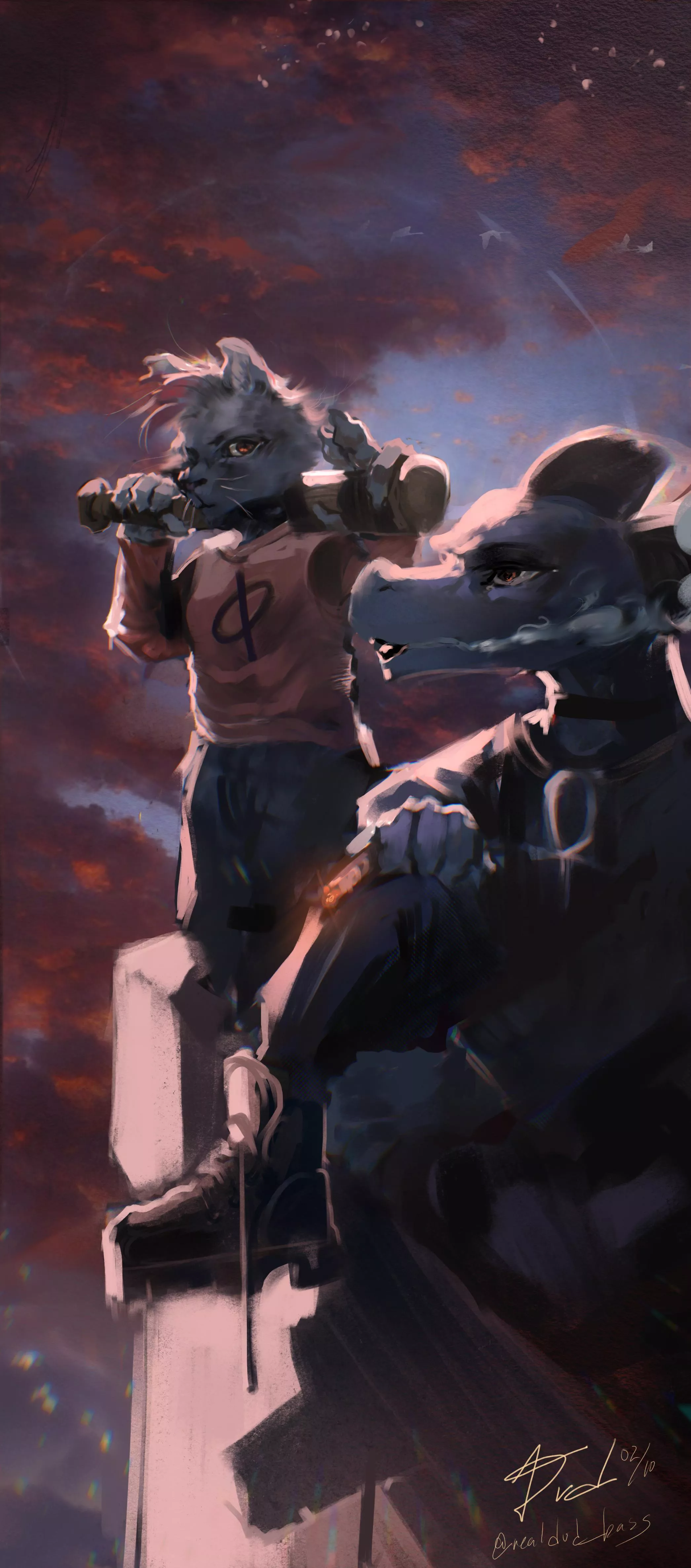 Mae and Bea (Art by me) posted by realdud_bass