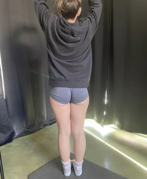 My yoga shorts always end up like this ☺️ by Emmashared