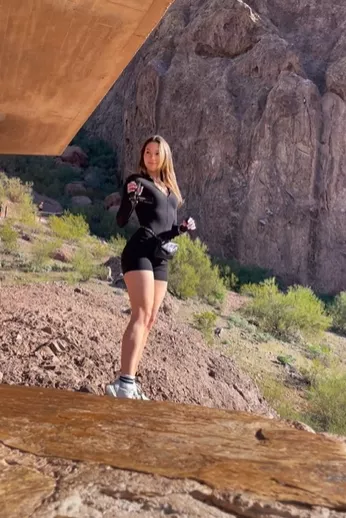 On the rocks 🥵🥵 posted by victorialynnmyers