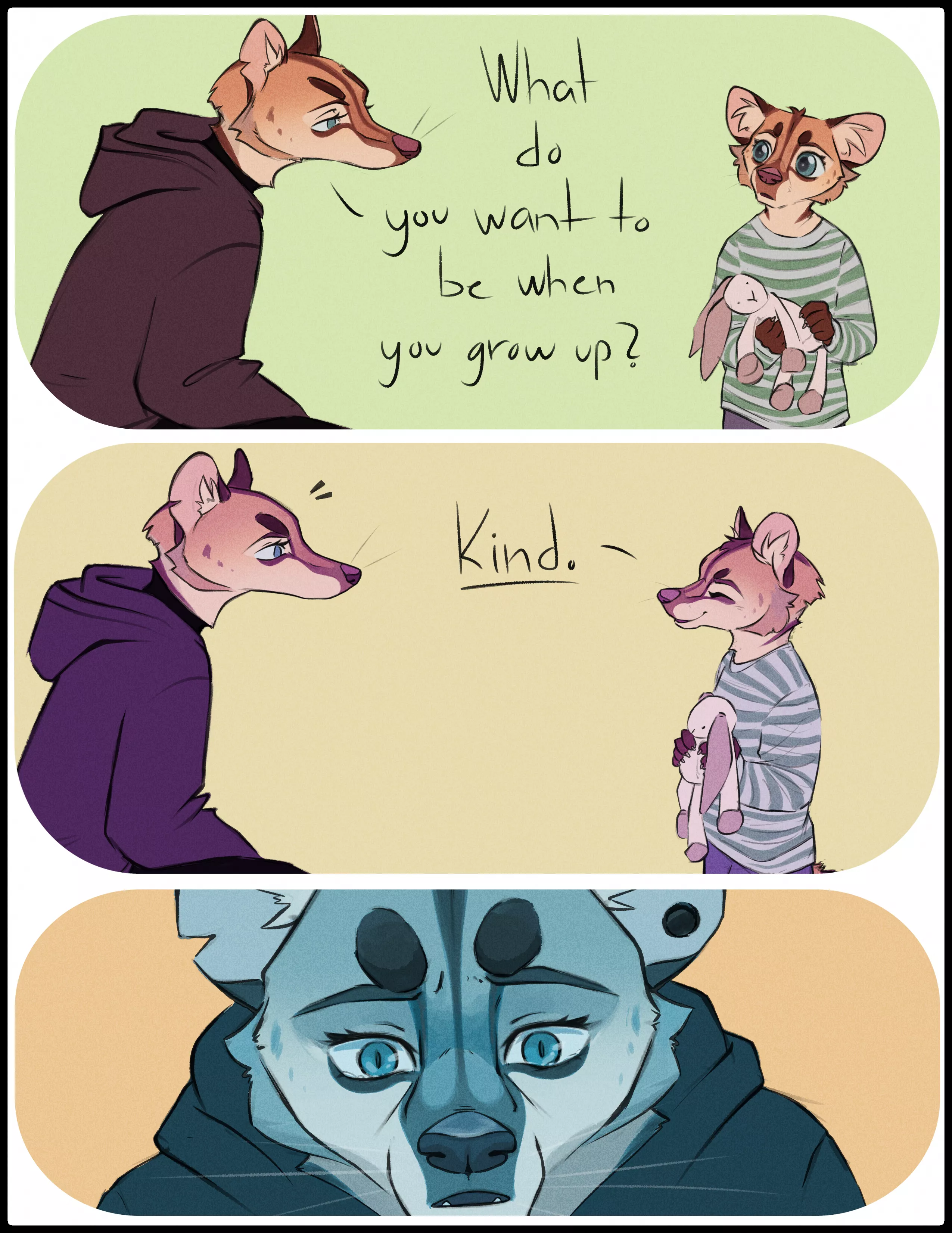 She is lost (poetically or while time travelling? Idk man) [art by me @heretic.fox on Instagram] posted by 1ratamo1