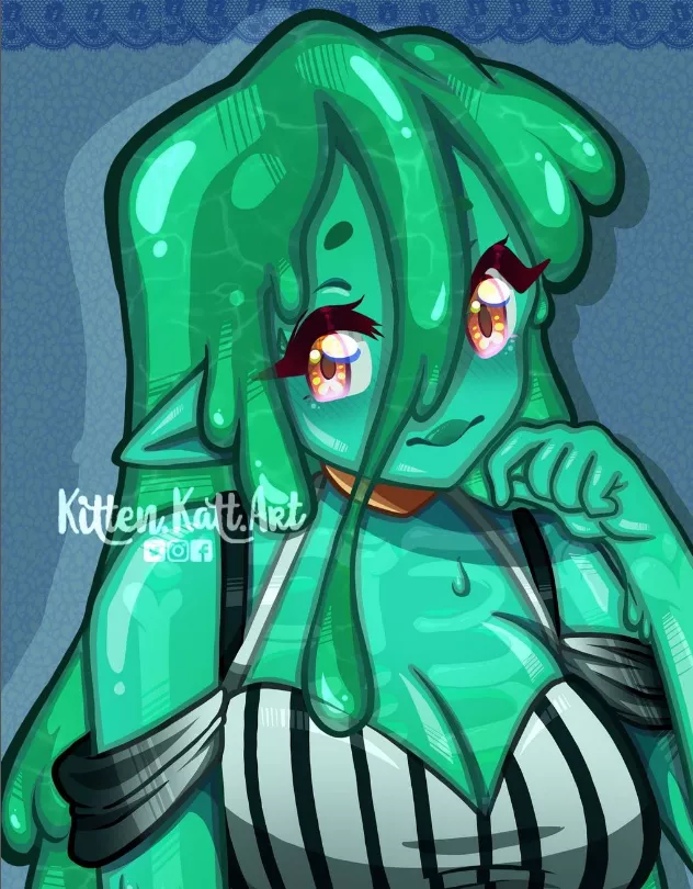 Slime Babe (KittenKattArt) posted by NoMaadlad