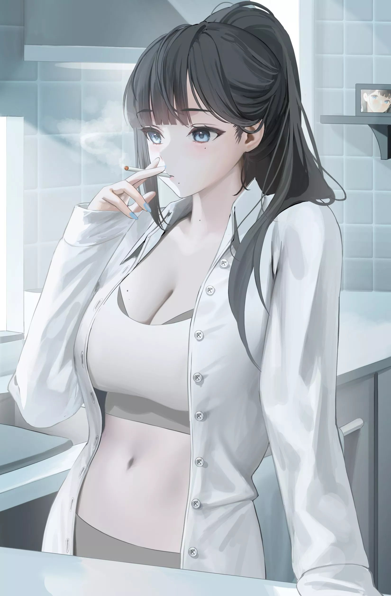 Smoke break (myabit) posted by xSaviour_N