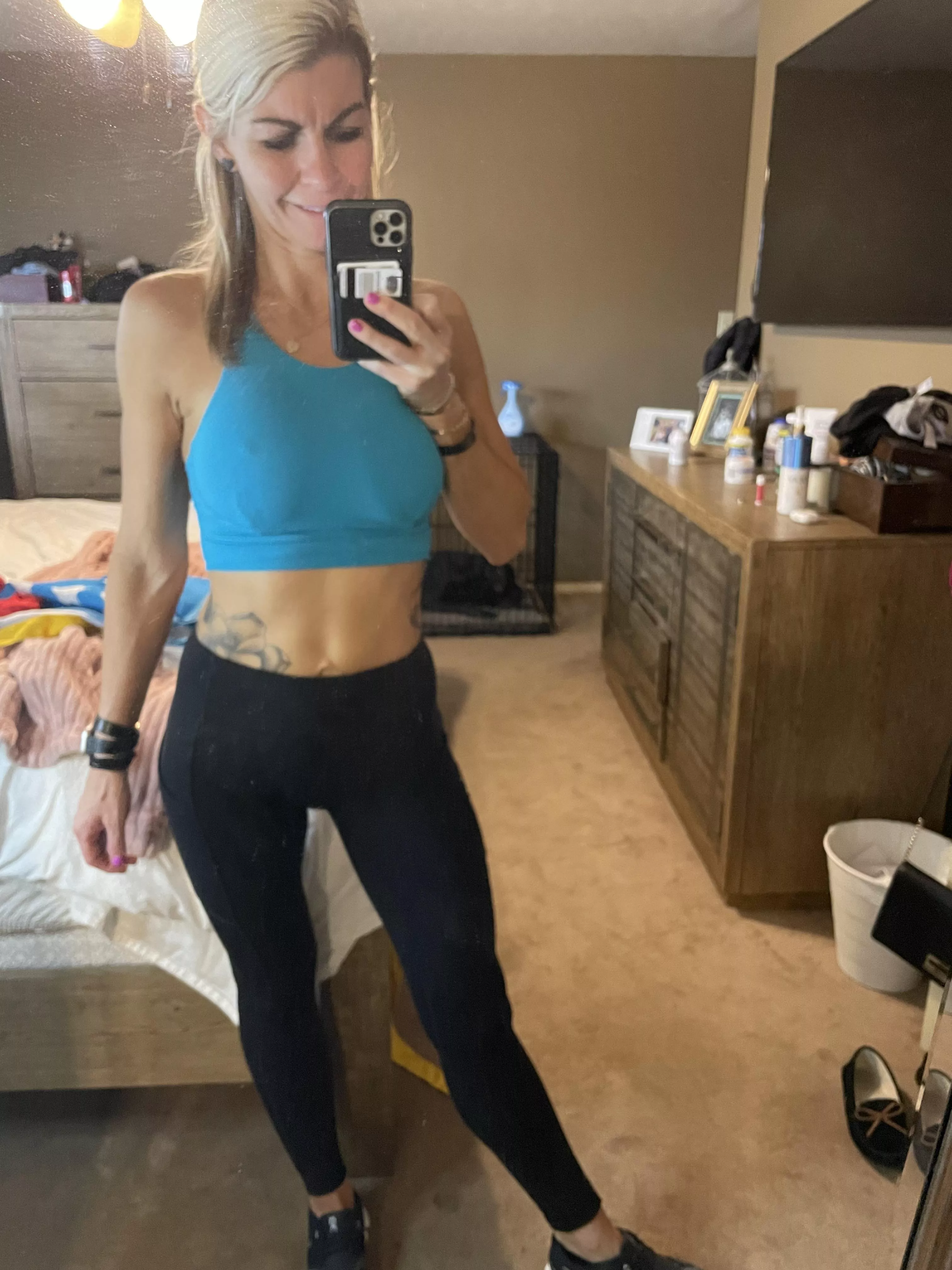 Time to hit back and biceps! Gotta keep this average body fit! posted by fitnesswife1983