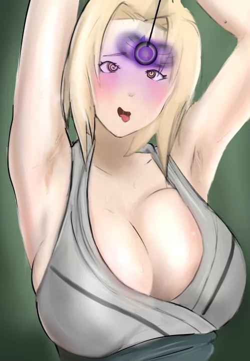 Tsunade Hypnotized (Naruto) (FrozenGrapeLove) by frozen_grape_love