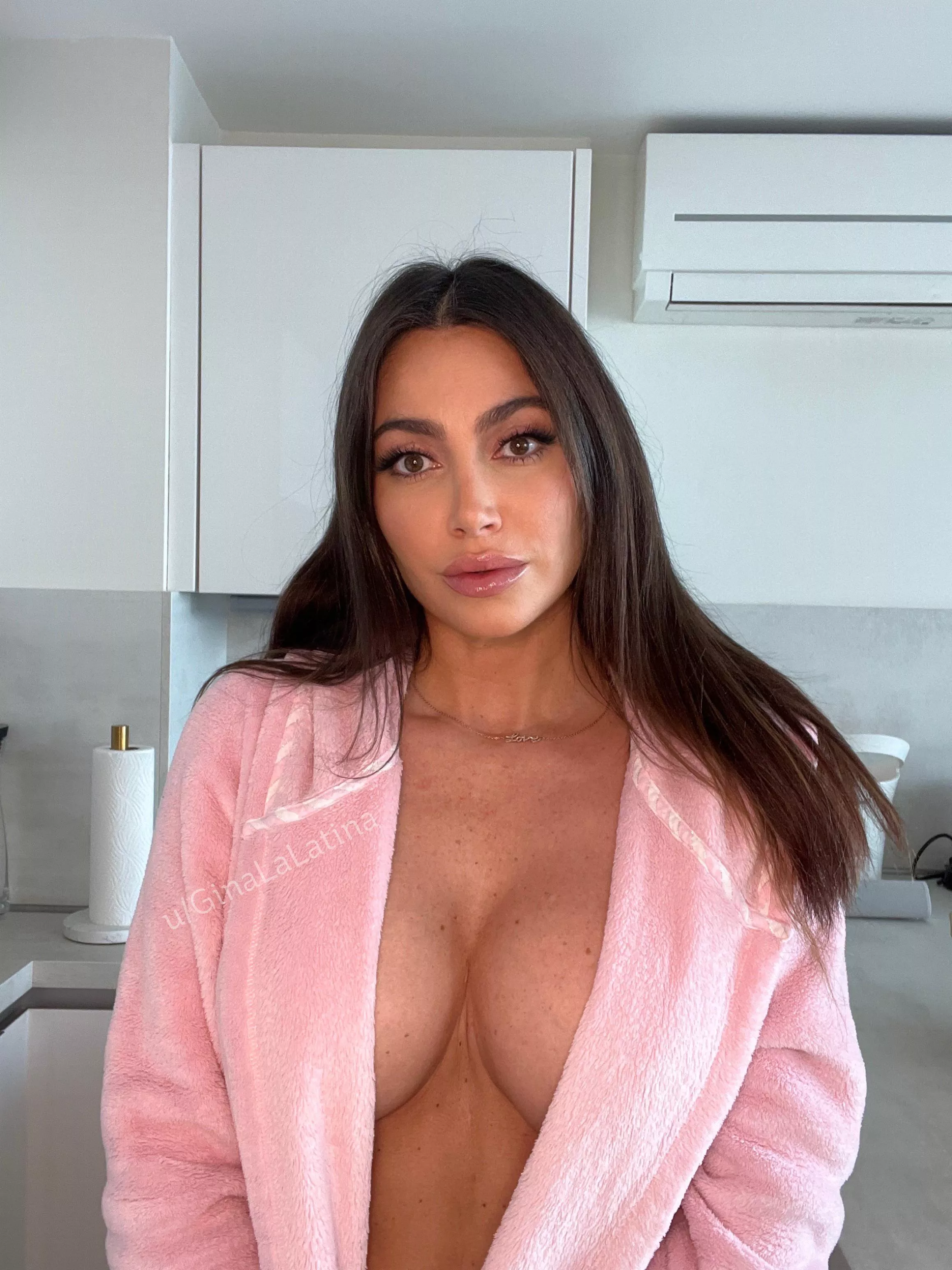 Waiting for you in the kitchen 💗 posted by GinaLaLatina