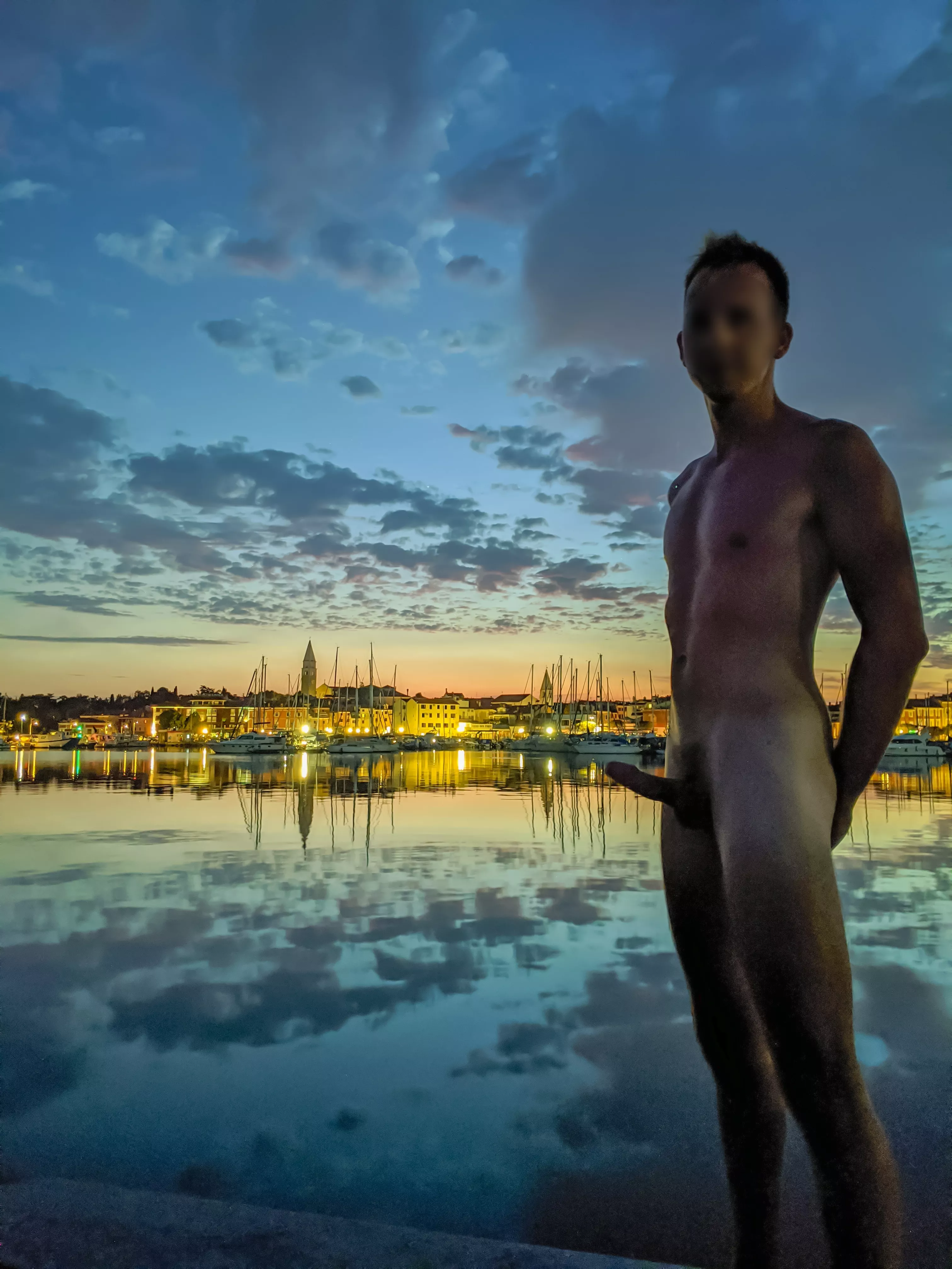 Walking around there completely nude and hard was so hot... posted by lukeduke690