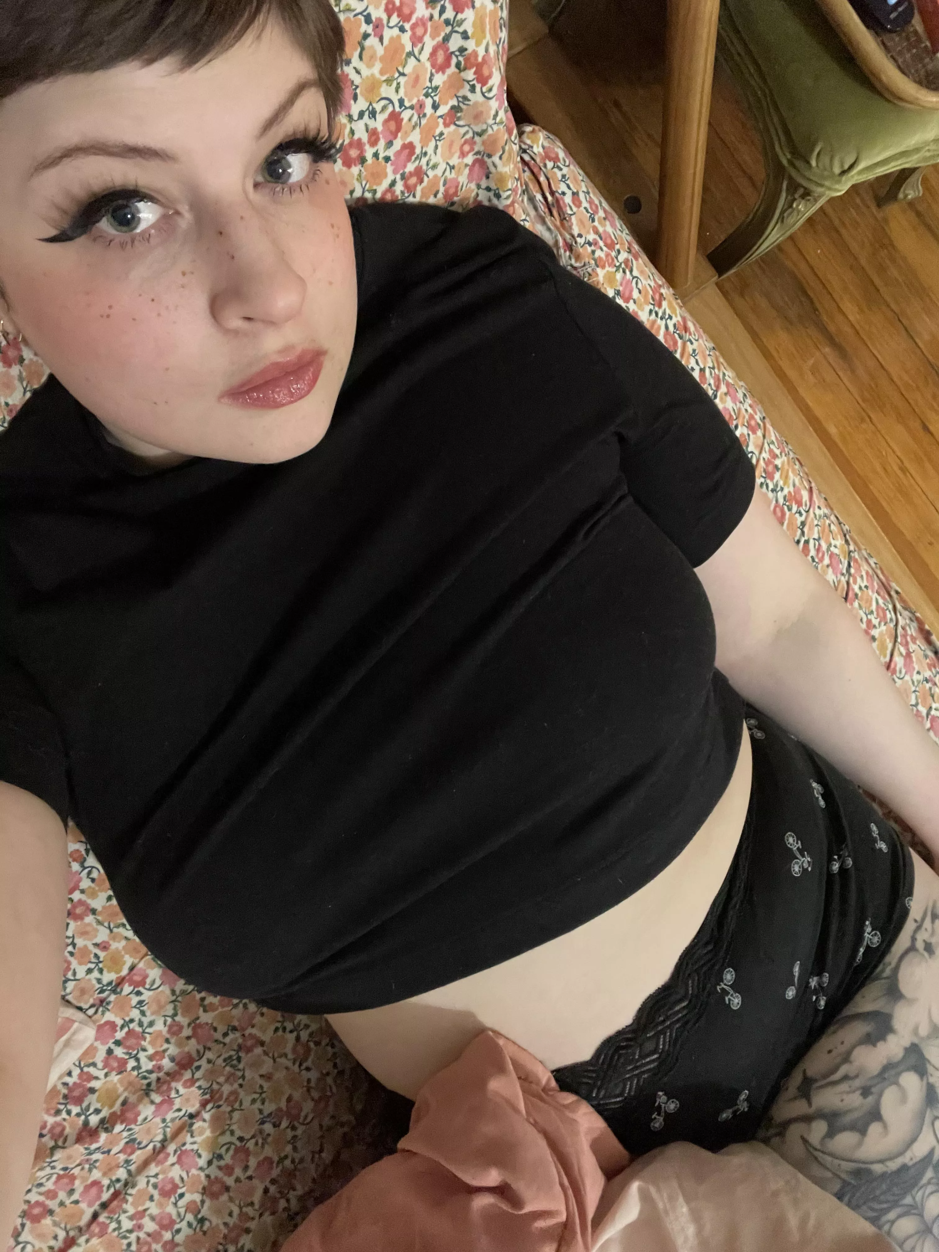 Wearing little bike undies posted by vintage_vogue