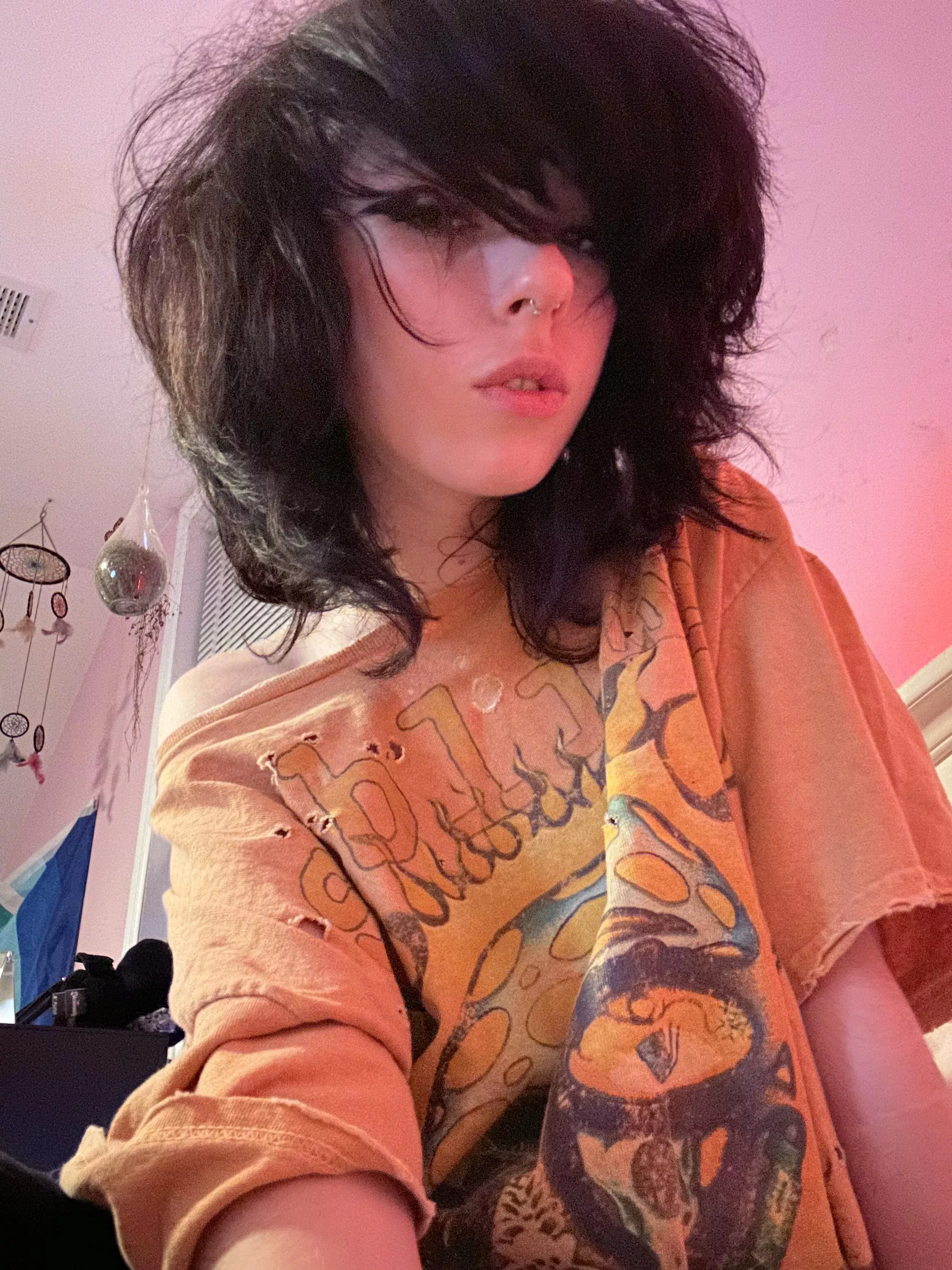 After work fit, big t-shirt and Nike shorts posted by Additional-Joke3799