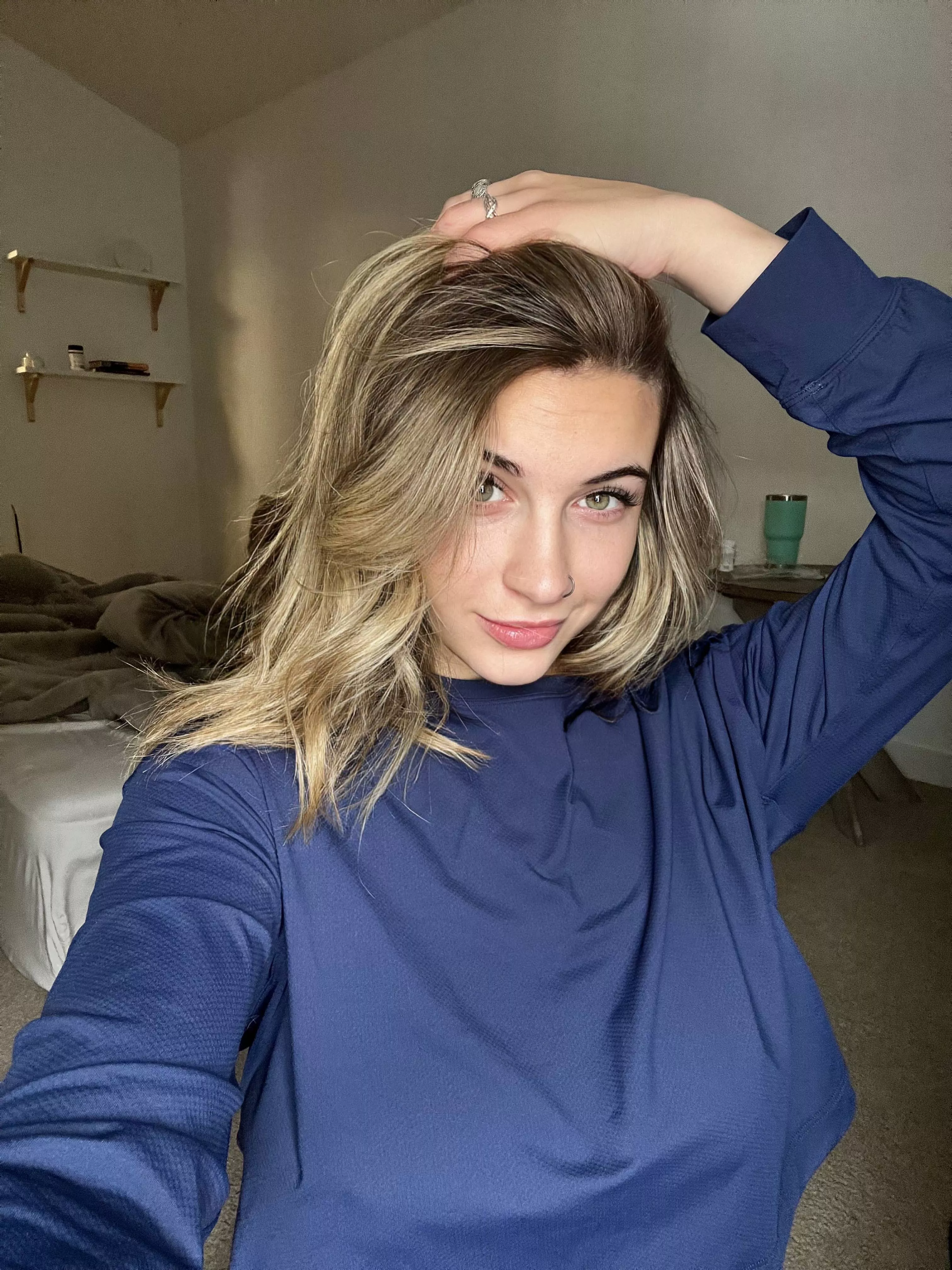 Bras are taboo around the house 😌 posted by Rileywoodx