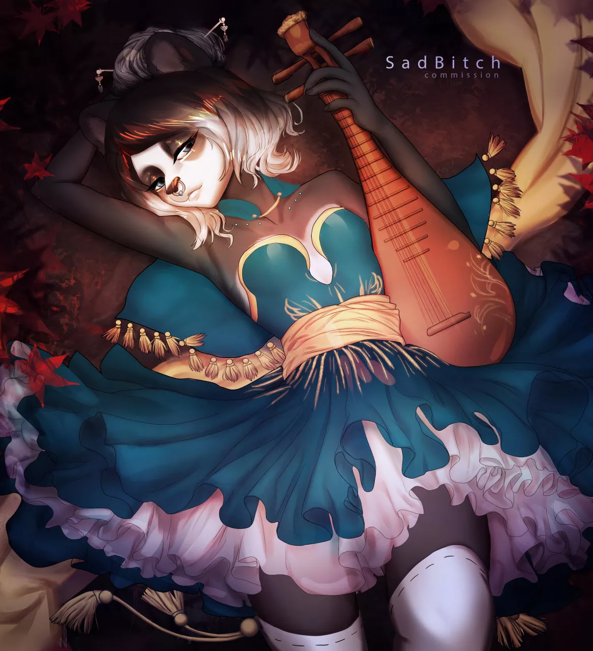 calm_autumn ( art by me) posted by SadBitch_art