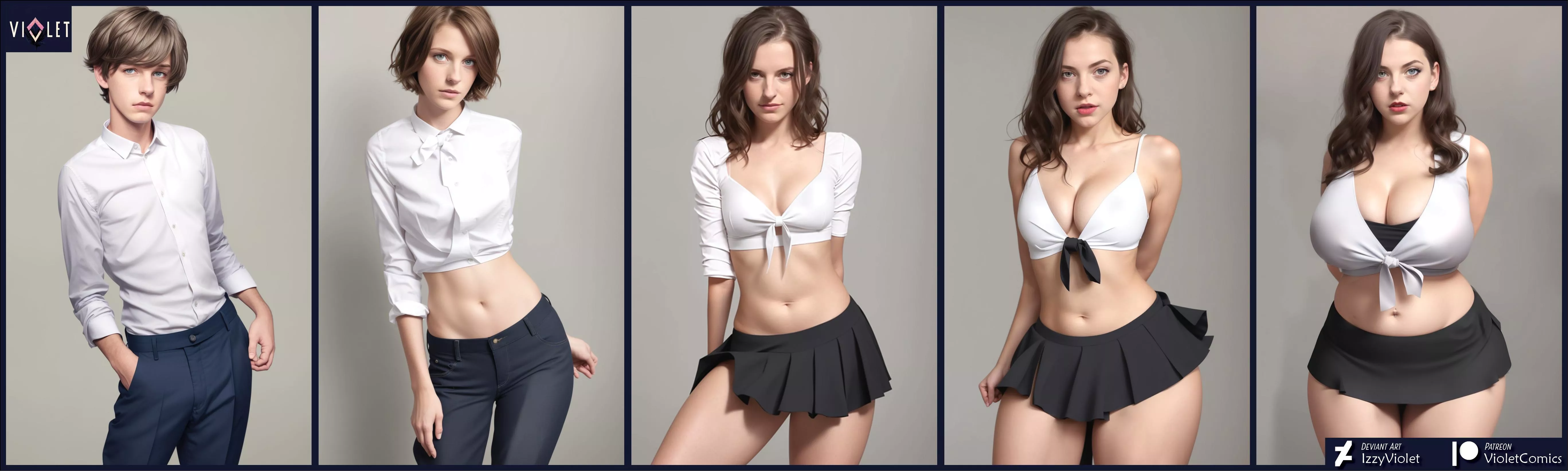 Dress Code Violations - TG posted by Izzy_Violet