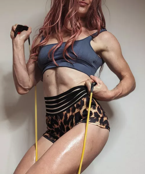 Feelings of sweat are the best power of hard work by powerfulzoyaxxx