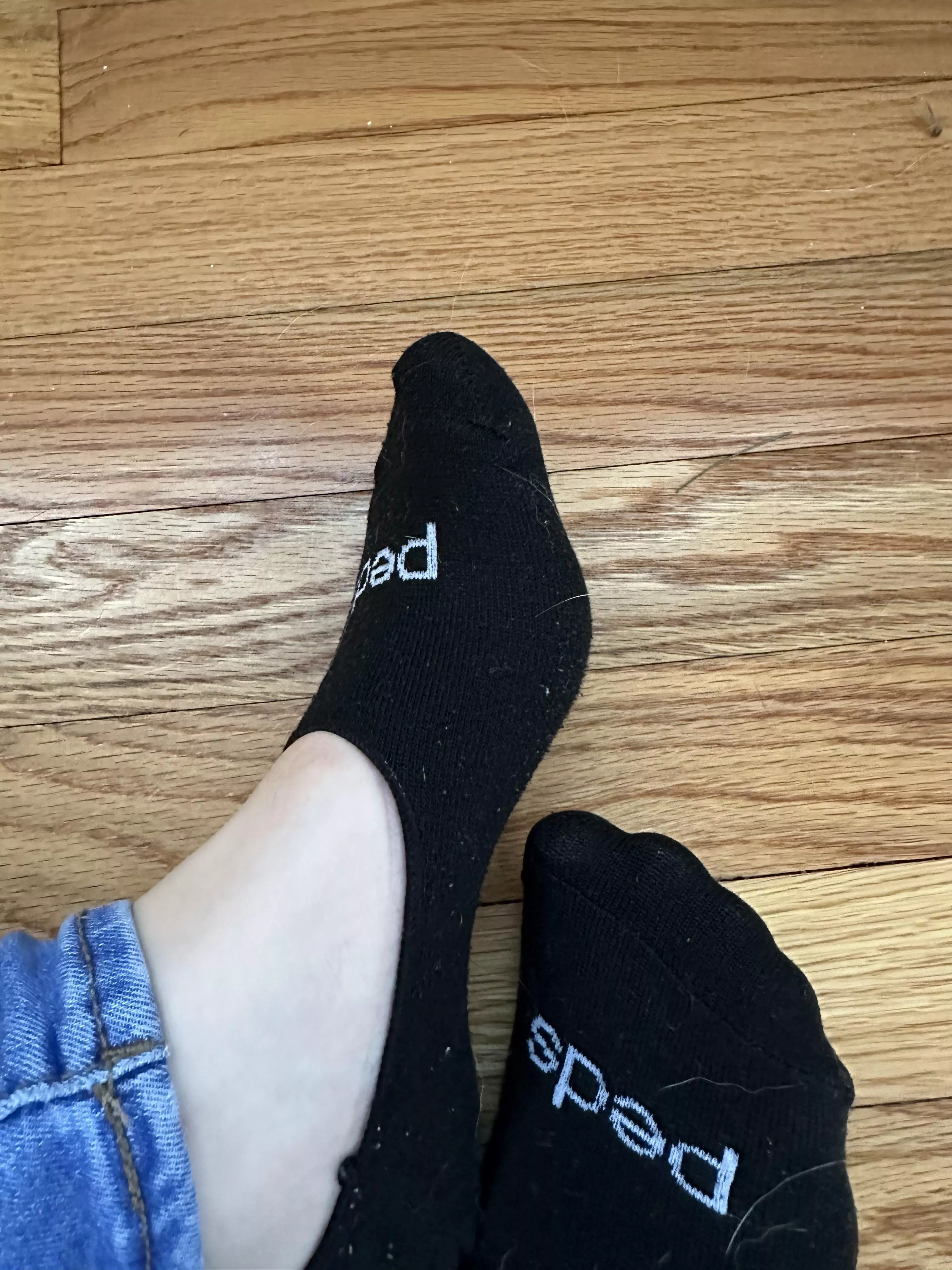 Finally getting to take my shoes off after a long day posted by April_Soles