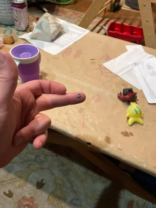 Forbidden pop version blood blisters: Pinched with a finishing hammer by br0kenr3crd