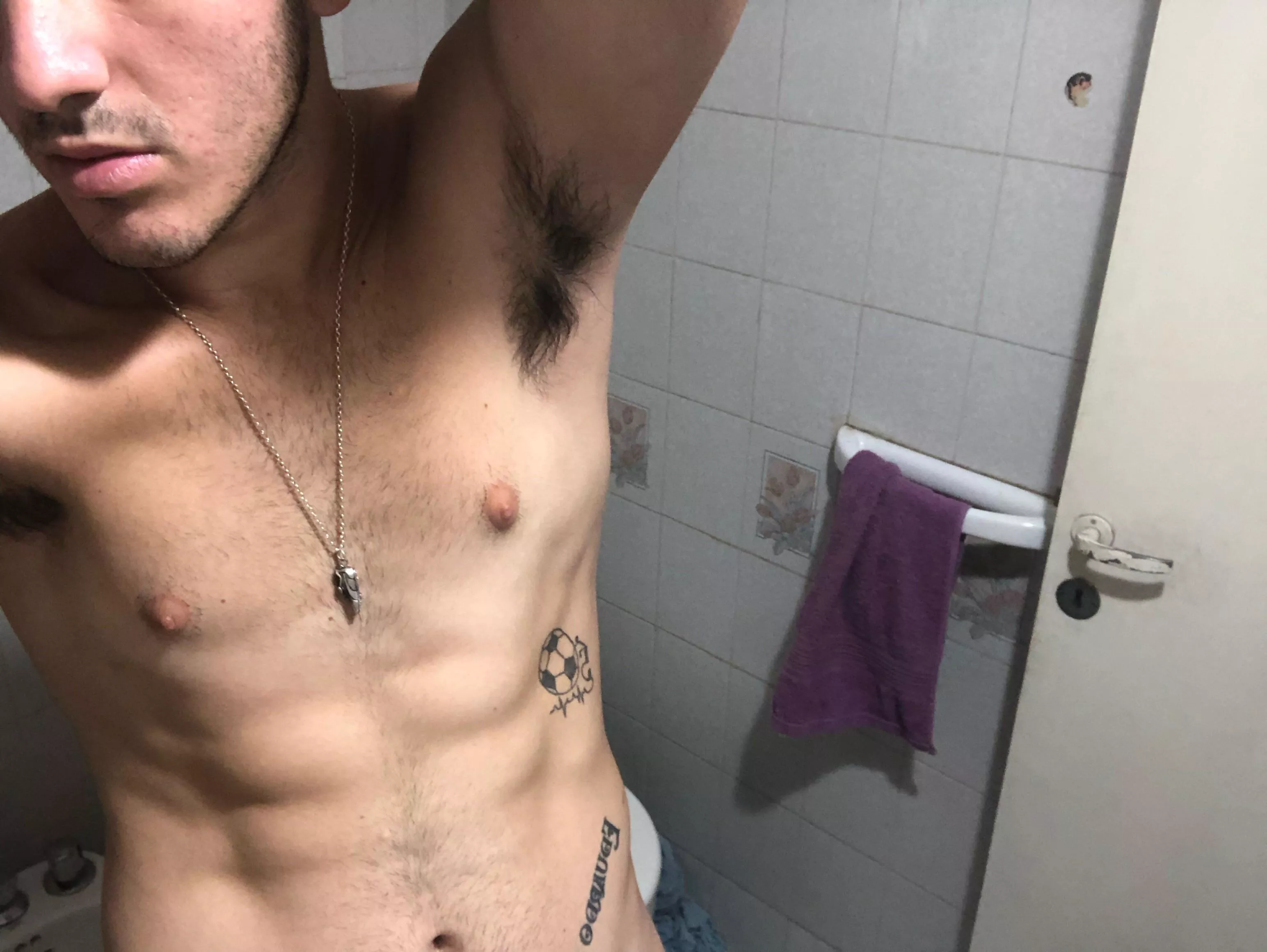 fresh from training 🍆❤️🖤👅 all sweaty posted by Latindeportista