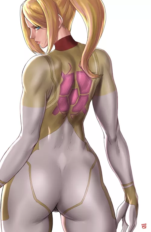 Golden Suit Booty Zero Suit Samus (Finalcake ) [Metroid] by sequence_string