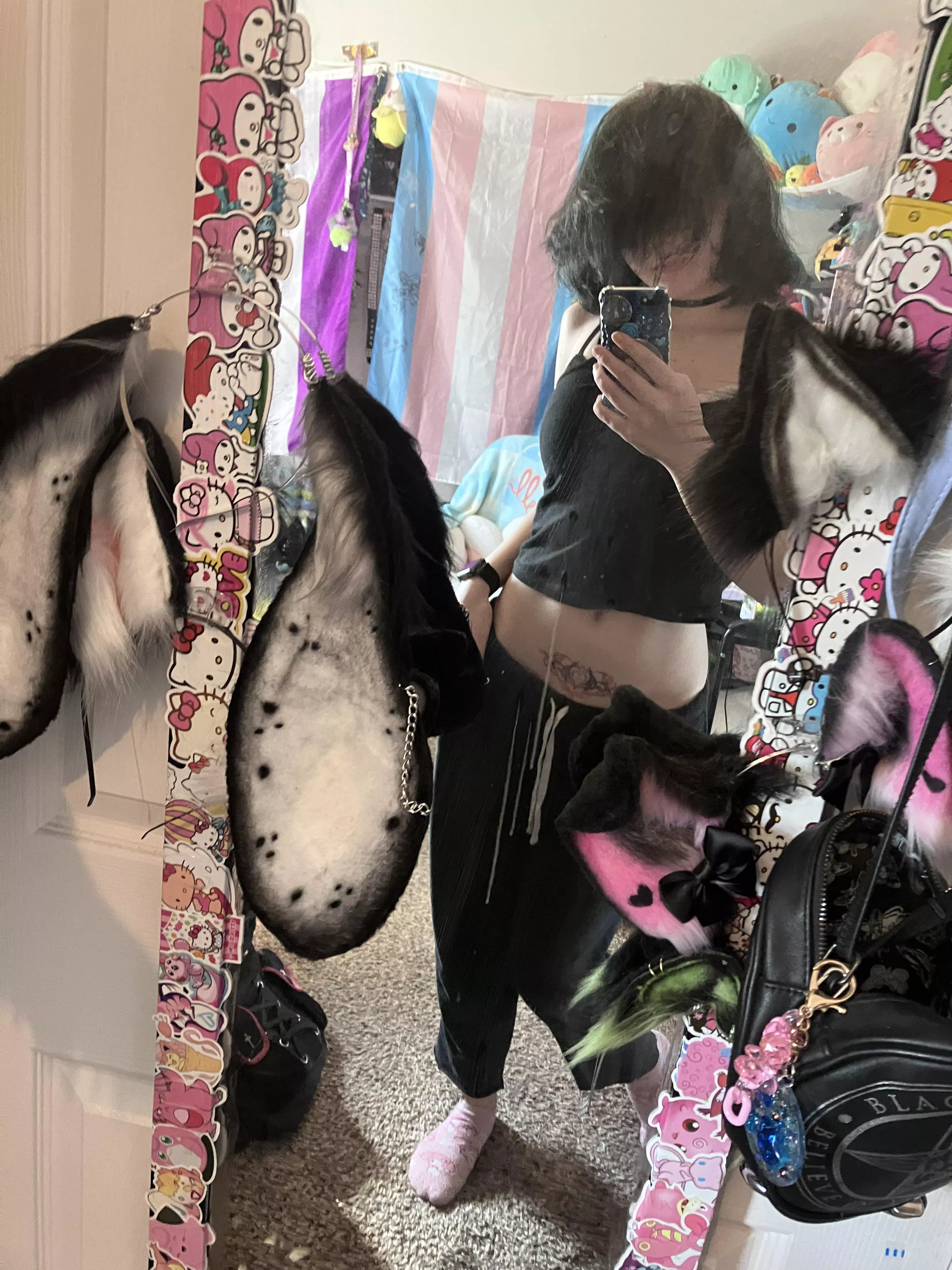 I’ll give you one guess of what my favorite colors are lol posted by BrokenBunnies