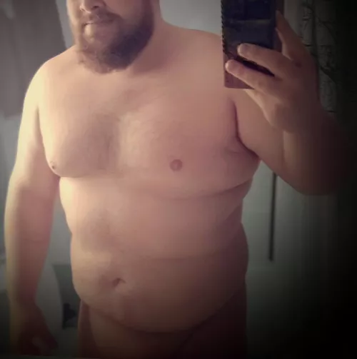 I'm really happy with how I look atm by BIgNudeDude