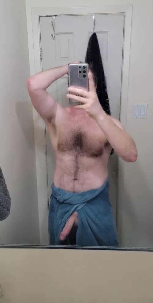 Just a towel on (towel on) (M) by Life-Living