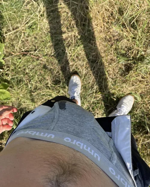 Leaking in my boxers in the park 😈 DM me if you want them 💦 by yourladolly