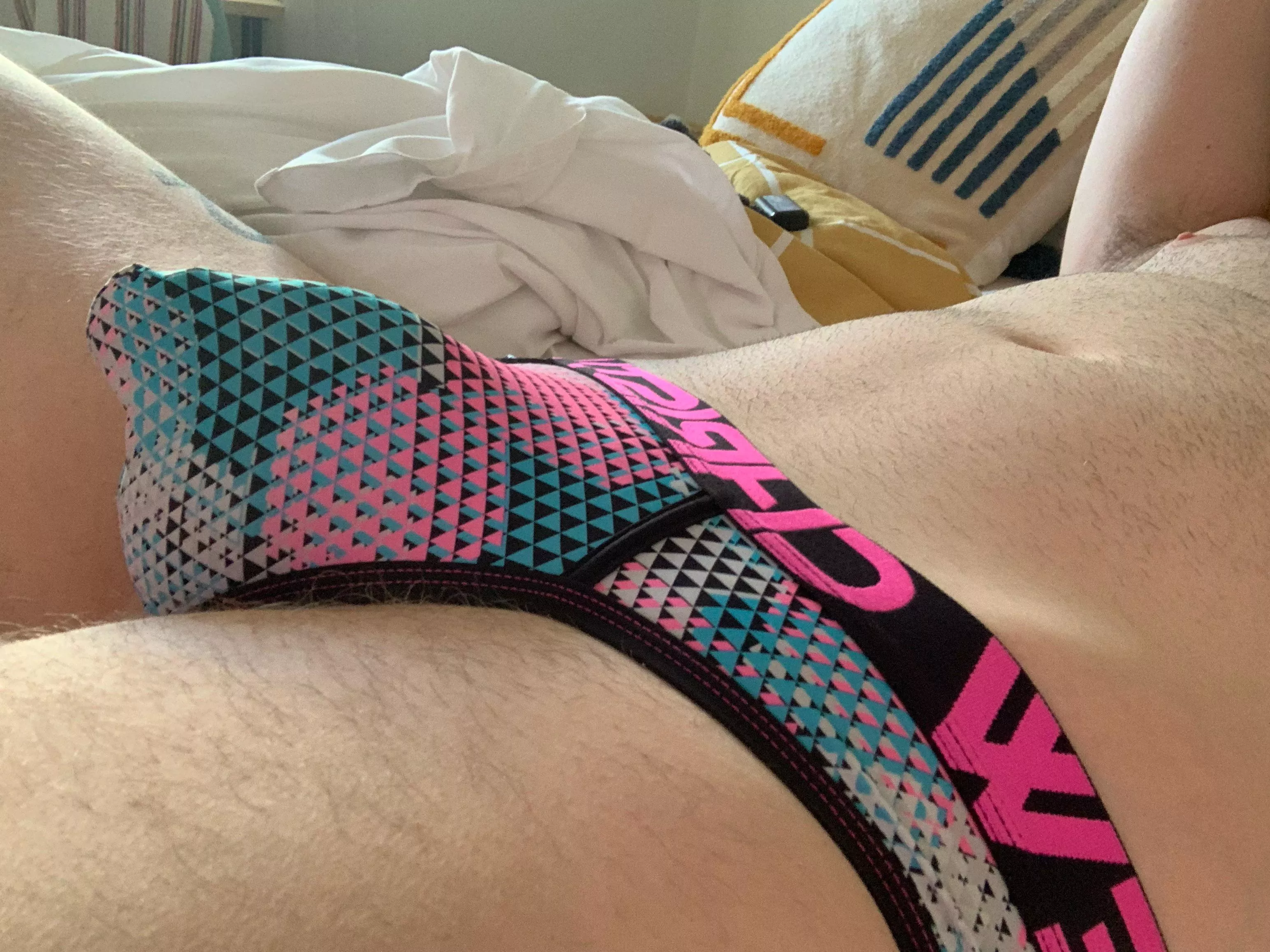 Morning wood in my favorite jock. What do you think? posted by No_Fact4402