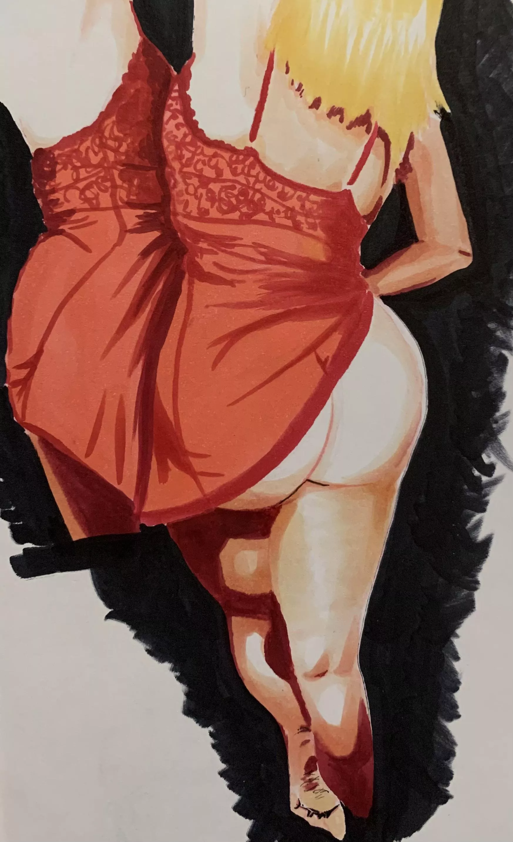 Red on Red posted by AskMeAboutTheLlama