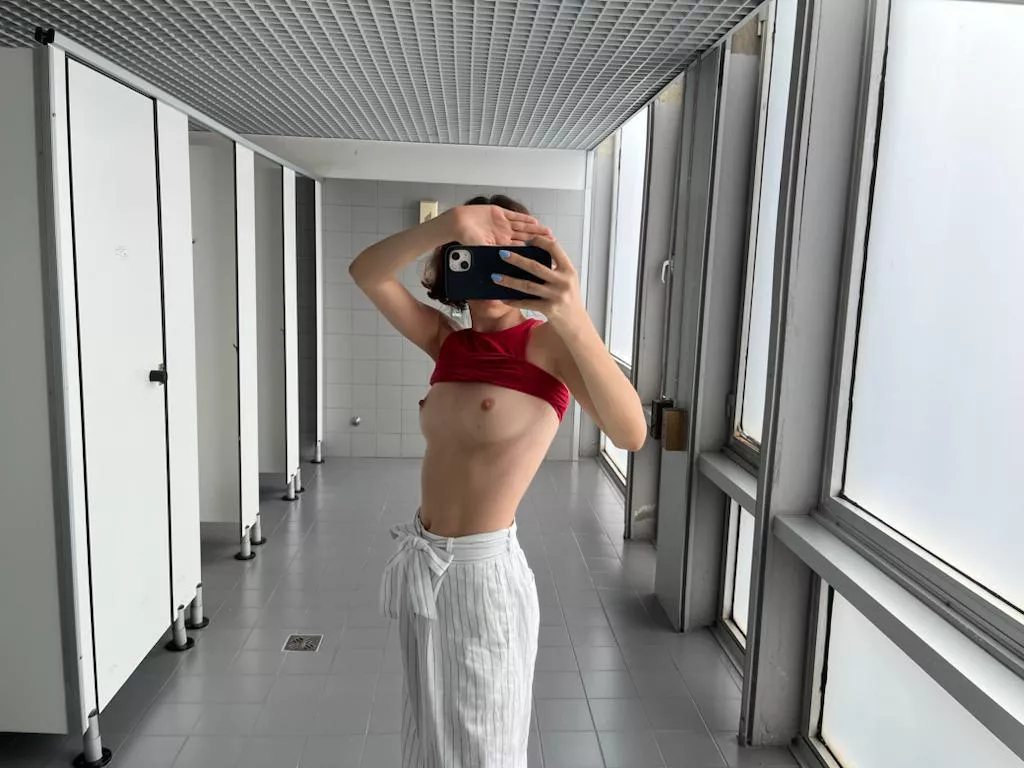 So much fun taking nudes in public… anyone can see you at any point 😇 posted by MartiniSweet