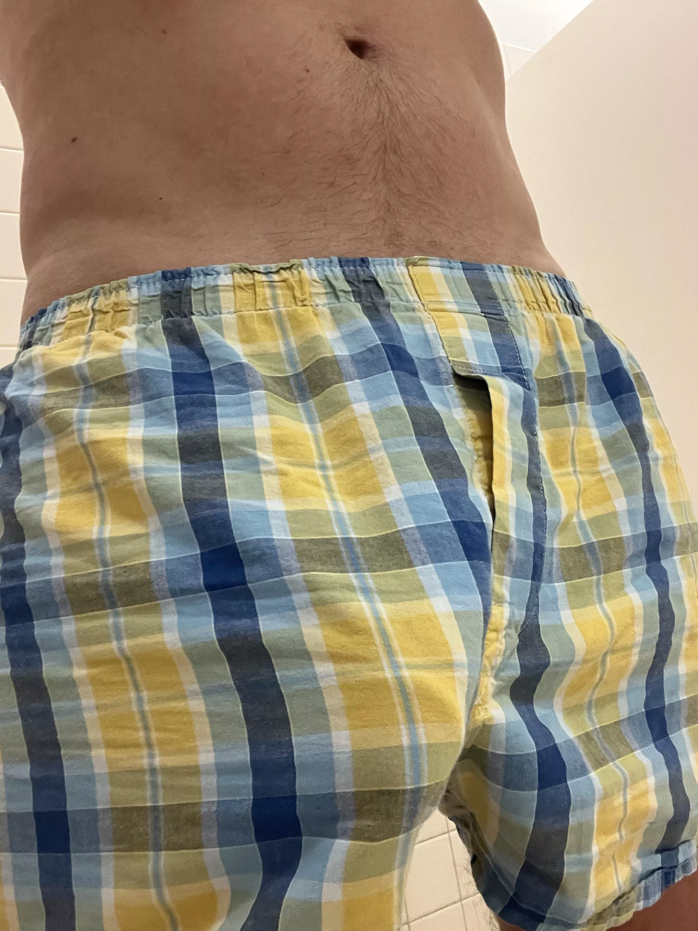 Tension in my boxershorts posted by Beardntattoo