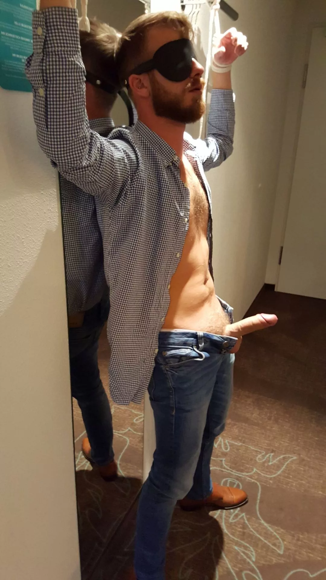 Tied Up. Blindfolded. Rock Hard. * posted by Same-Inspection-4232