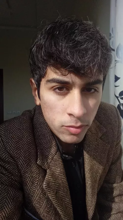 wearing my grandad old vintage coat by CulturalFly9