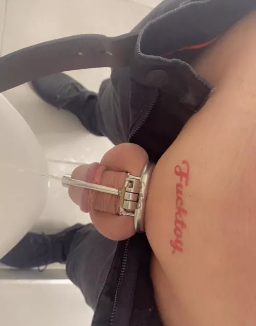 When you are hoping someone sees at a public urinal by Sandyxxx9