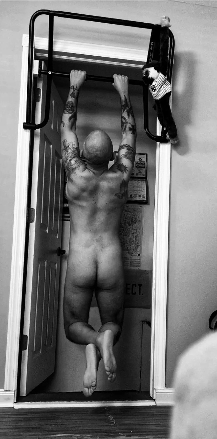 Workout clothes posted by BareAssBiker