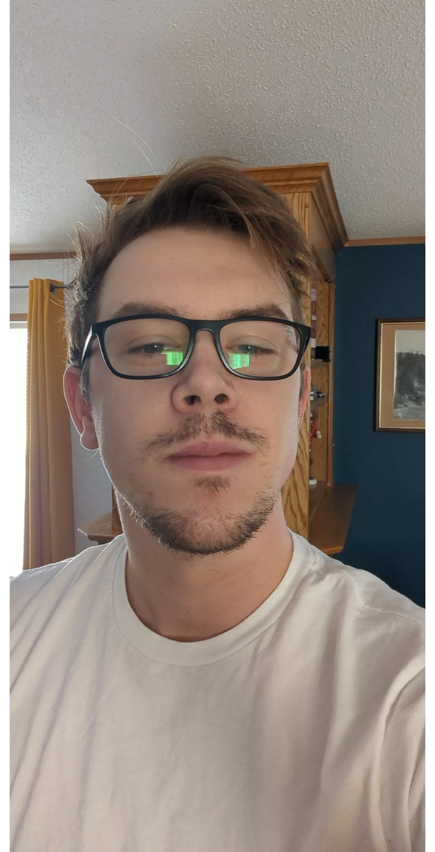 31, sick, and just woke up, but ngl I kind of like the look 😂 posted by donairlove