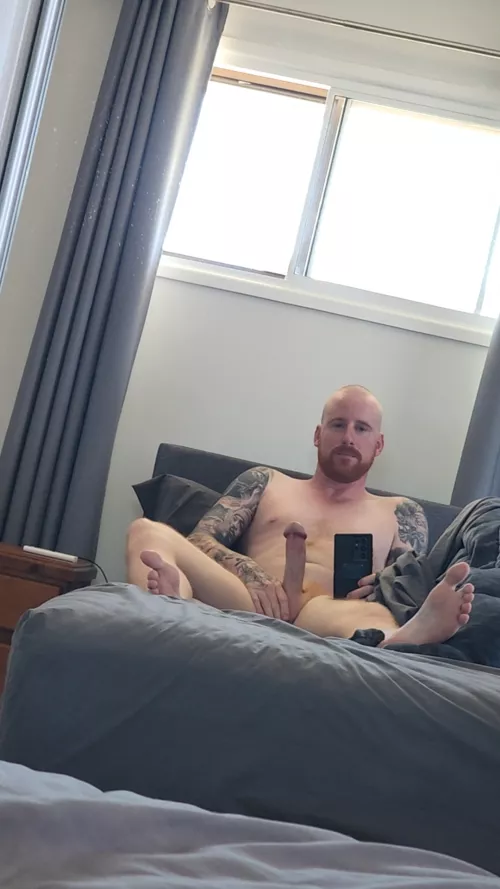 Any love for my ginger boy dick 🤗😂 love having a big mirror opposite my bed, makes mornings so much better 🤭 by Ginger-Ninja89
