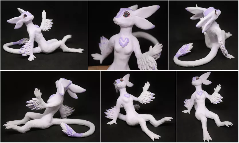 Avali (polymer clay) by VedaDragon