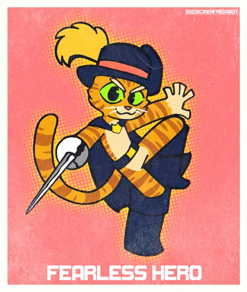 Fearless Hero (Puss in Boots) by renfred_