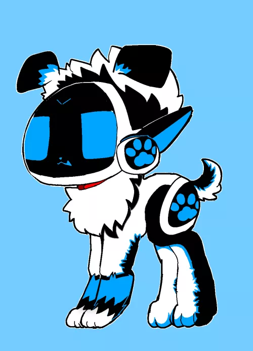 feral dog toaster i drew by kangarooz_