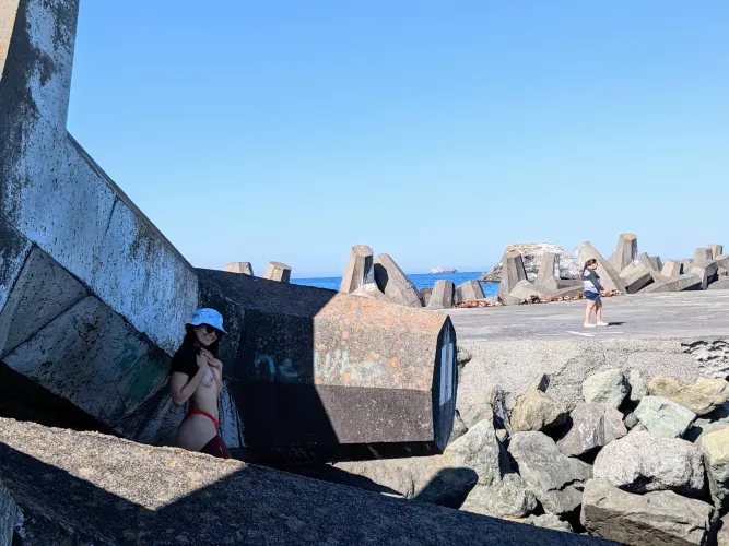 Hanging out at the pier today by Cozysophie