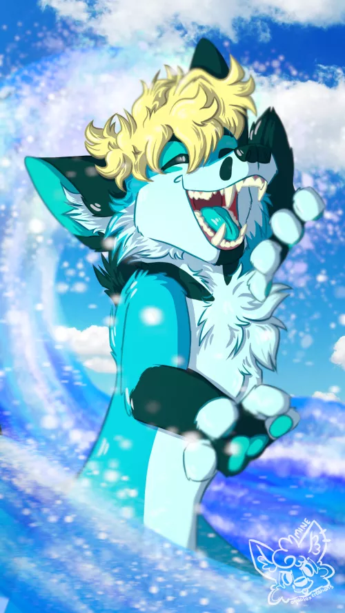 He loves the ocean by _AquaFox