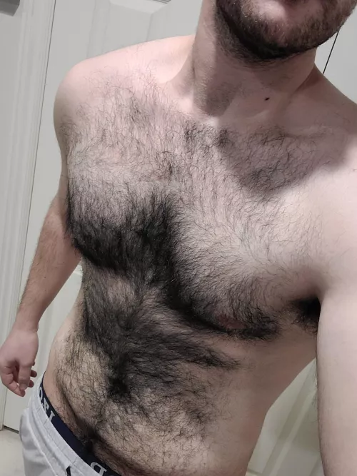 Is your pussy dripping from imagining your sensitive nipples caressing my chest hair while you ride me? Chat me, I don't bite 😏 by IssacClarkeIsDead