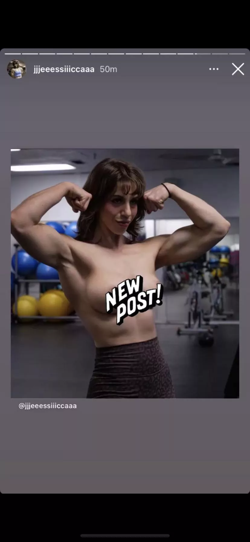 Jessica Louise IG story posted by Sensitive_Task_5063