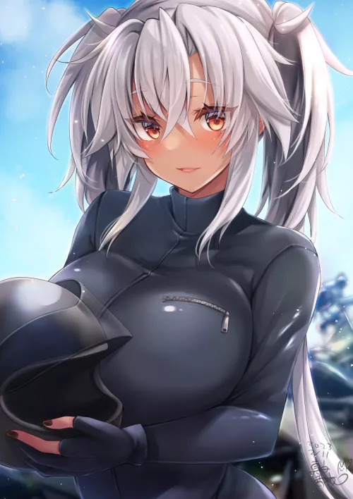 Musashi Bikesuit (mashiro yukiya ) [Kantai Collection] by sequence_string