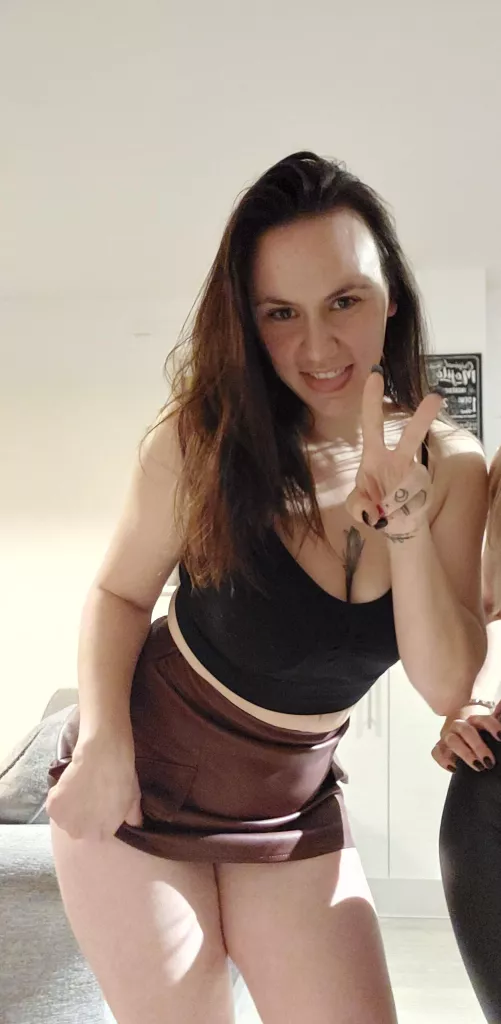 my last post got removed 😢 hope leather skirts are OK? OC by Jeffener23